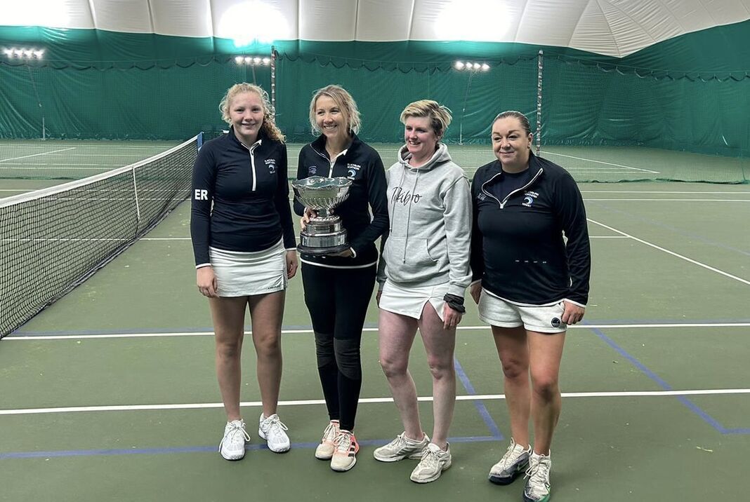 Ladies Tennis Team reclaim the Liebert Trophy